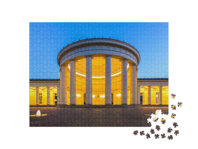 Puzzle 1000 Teile „Elisenbrunnen in der Kaiserstadt Aachen, Deutschland“