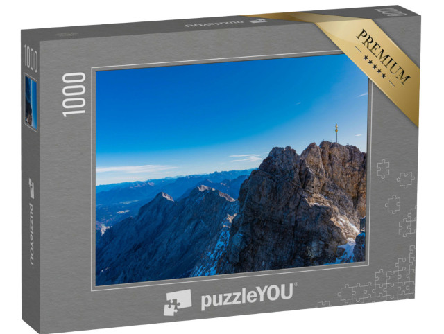 Puzzle 1000 Teile „Gipfel der Zugspitze, höchster Berg Deutschlands“