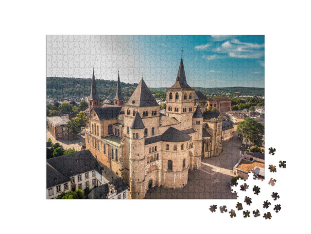Puzzle 1000 Teile „Römisch-katholische Kirche in Trier, Rheinland-Pfalz“