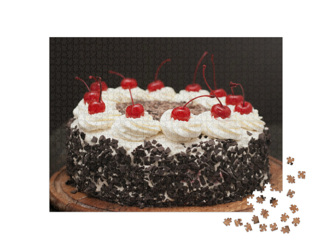 Puzzle 1000 Teile „Schwarzwälder Kirschtorte“