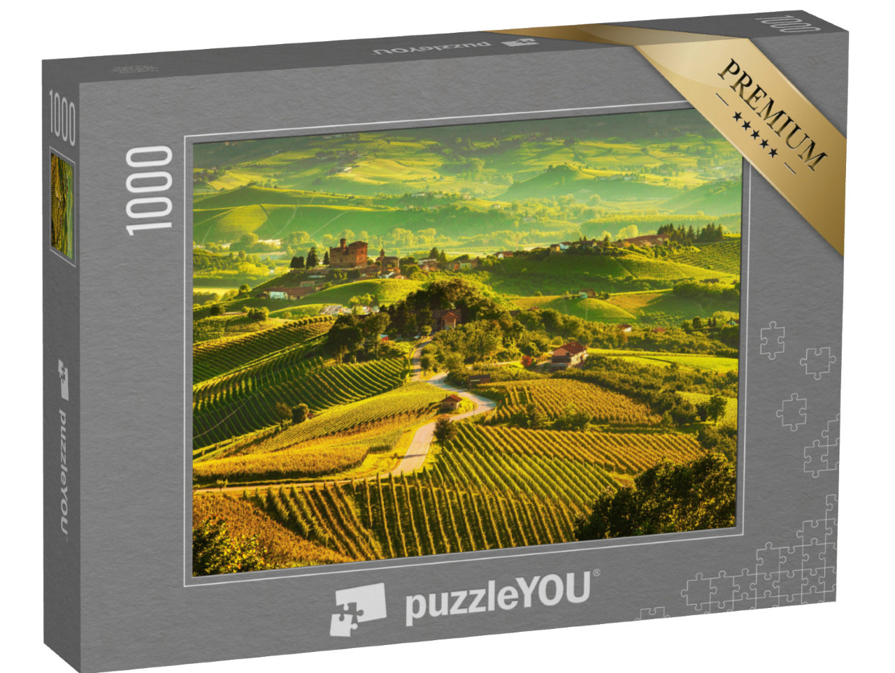 Puzzle 1000 Teile „Langhe Weinberge in Piemont“