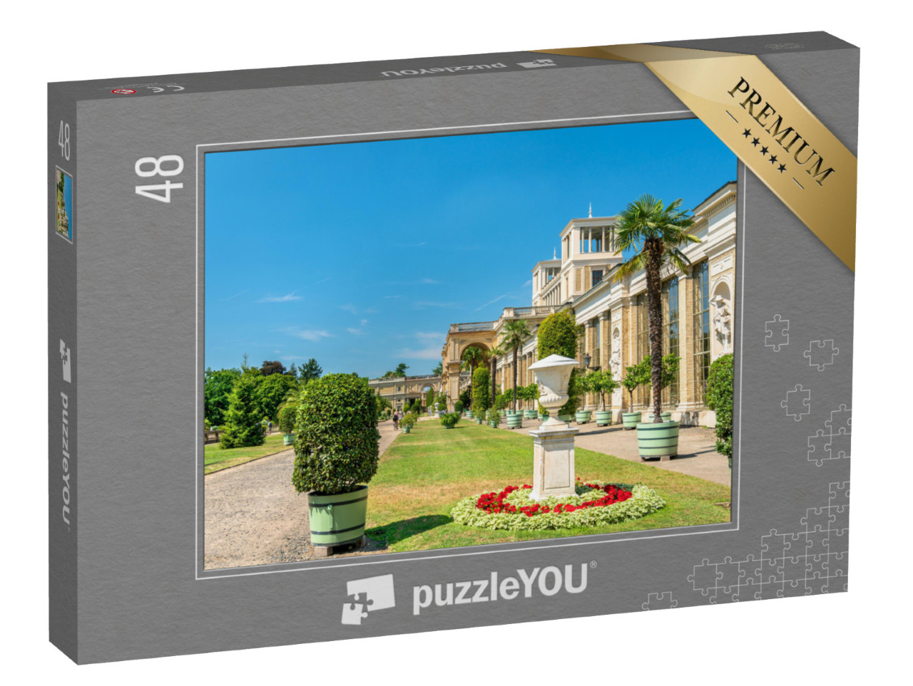 Puzzle 48 Teile „Orangerieschloss im Park Sanssouci, Potsdam, Deutschland“