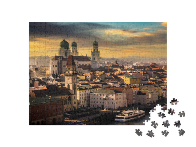Puzzle 500 Teile „Passau an der Donau, Deutschland“