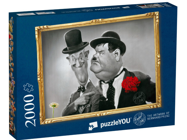 Puzzle 2000 Teile „Dick & Doof“