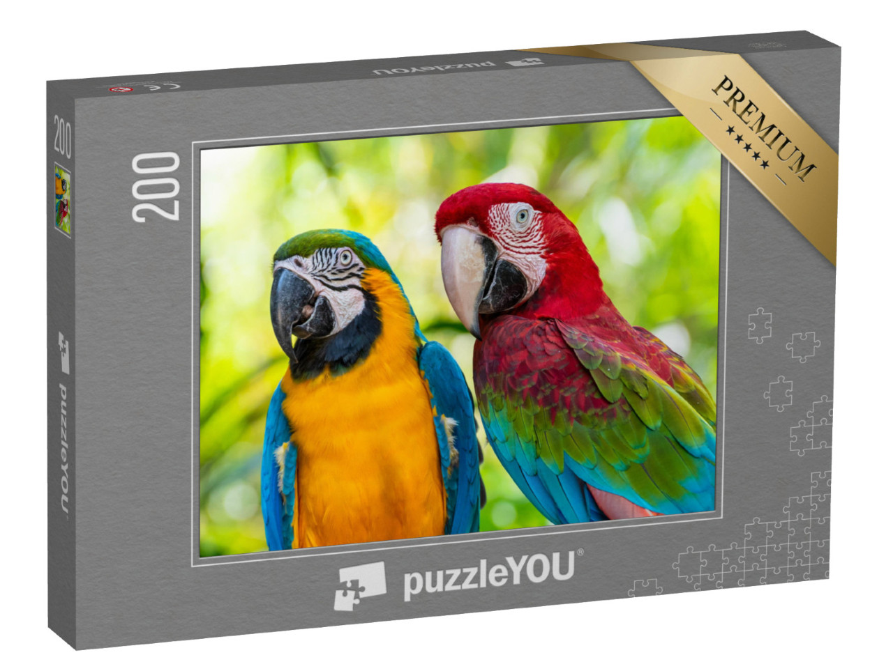Puzzle 200 Teile „Papagei, Aras “