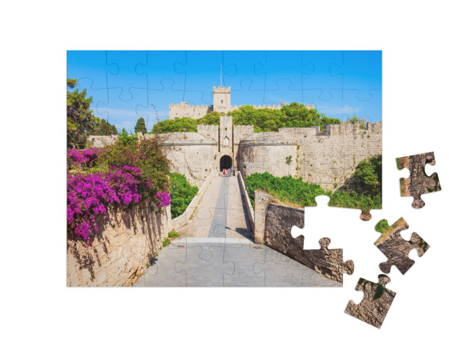 Puzzle 48 Teile „Altstadt von Rhodos, Griechenland“