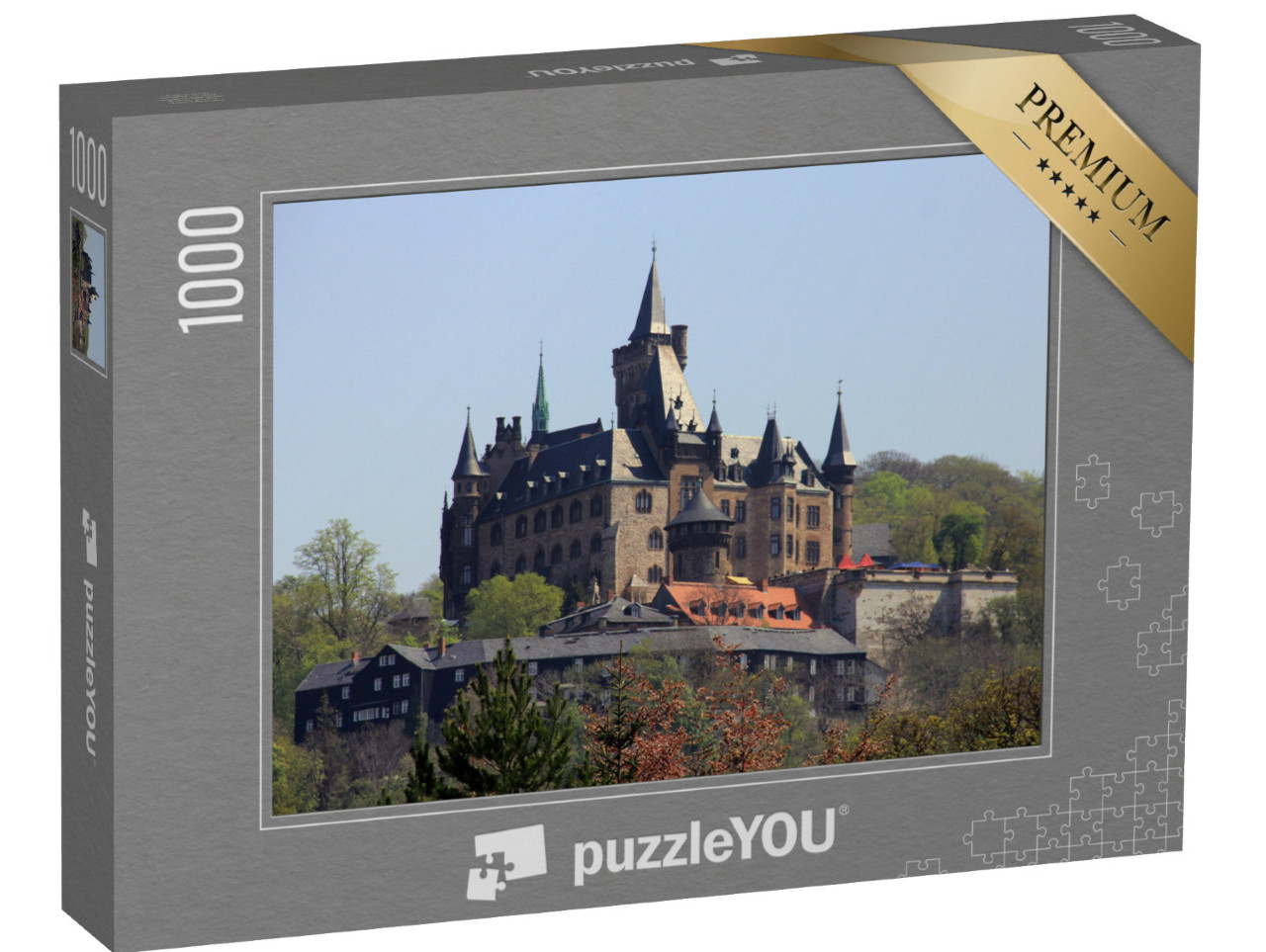Puzzle 1000 Teile „Schloss Wernigerode, Harz, Deutschland“