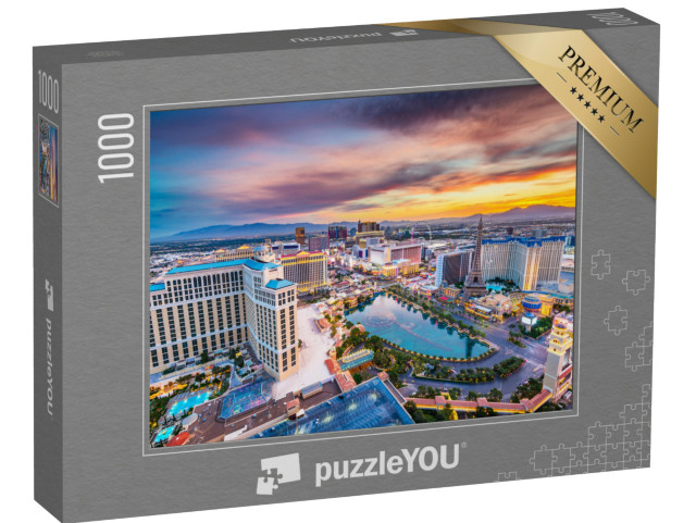 Puzzle 1000 Teile „Strip von Las Vegas in Nevada, USA“