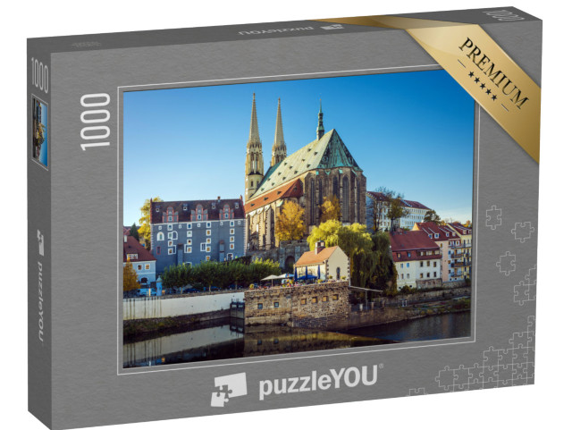 Puzzle 1000 Teile „Blick auf die Peterskirche an der Neiße in Görlitz, Deutschland“