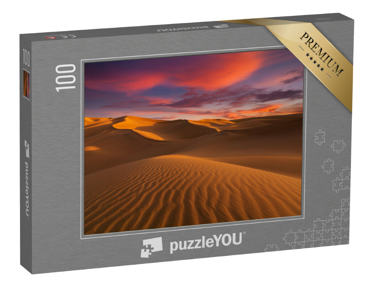 Puzzle 100 Teile „Sanddünen in der Wüste Sahara“