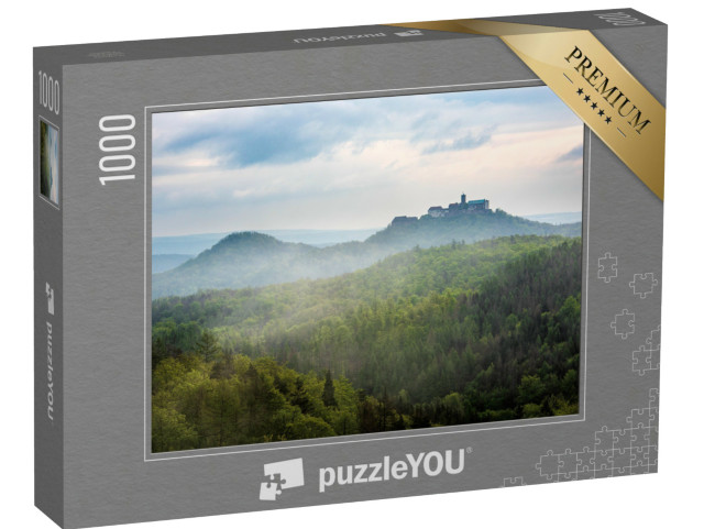 Puzzle 1000 Teile „Wartburg im Morgennebel, Thüringer Wald“