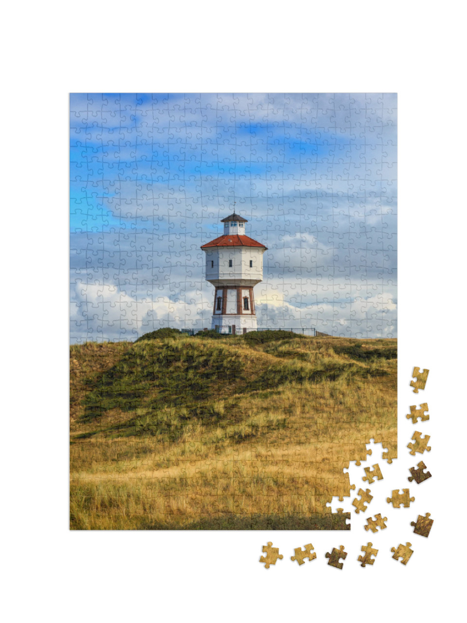 Puzzle 500 Teile „Leuchtturm Langeoog“