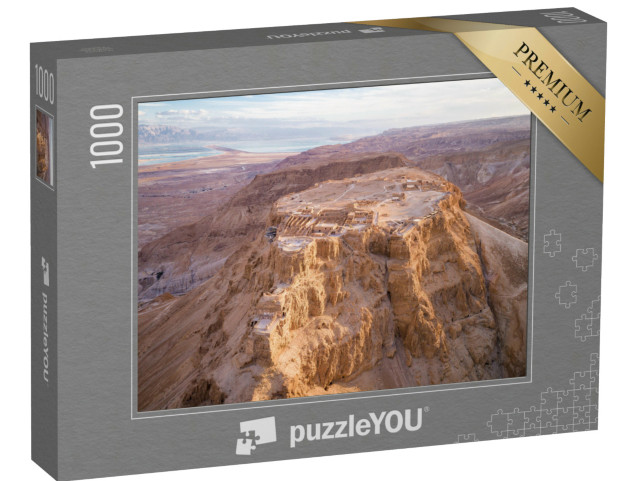 Puzzle 1000 Teile „Die Festung von Masada in der Region des Toten Meeres, Israel“