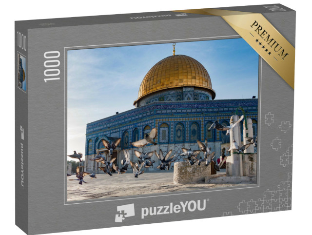 Puzzle 1000 Teile „Felsendom: Altstadt von Jerusalem, Israel“