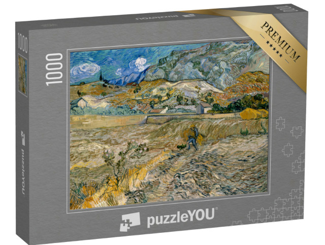 Puzzle 1000 Teile „Vincent van Gogh - Landschaft in Saint-Rémy“