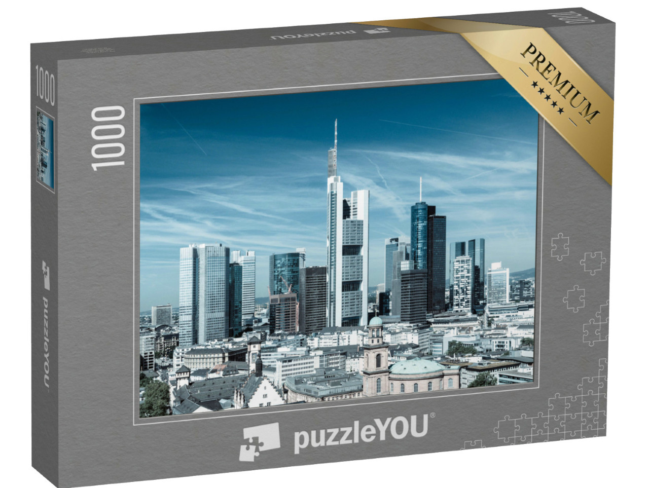 Puzzle 1000 Teile „Bankenviertel von Frankfurt am Main“