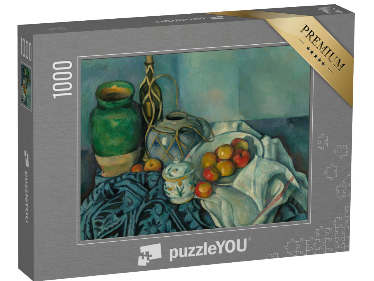 Puzzle 1000 Teile „Paul Cézanne - Stilleben mit Äpfeln“