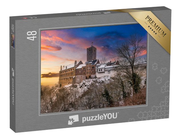 Puzzle 48 Teile „Wartburg, UNESCO-Weltkulturerbe im Thüringer Wald“