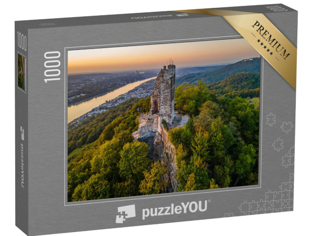 Puzzle 1000 Teile „Drachenfels am Rhein bei Bonn“