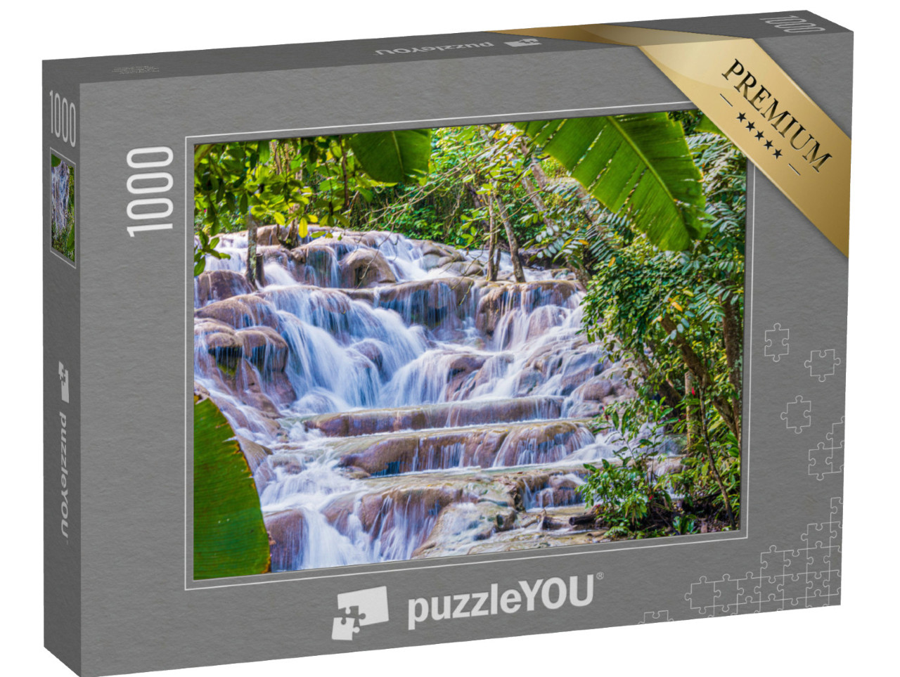 Puzzle 1000 Teile „Dunn's River Falls in Ocho Rios, Jamaika“