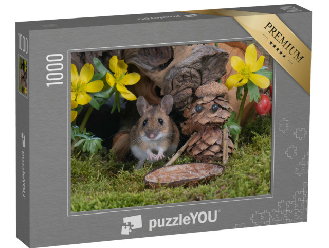 Puzzle 1000 Teile „Mausi am Nachmittag“