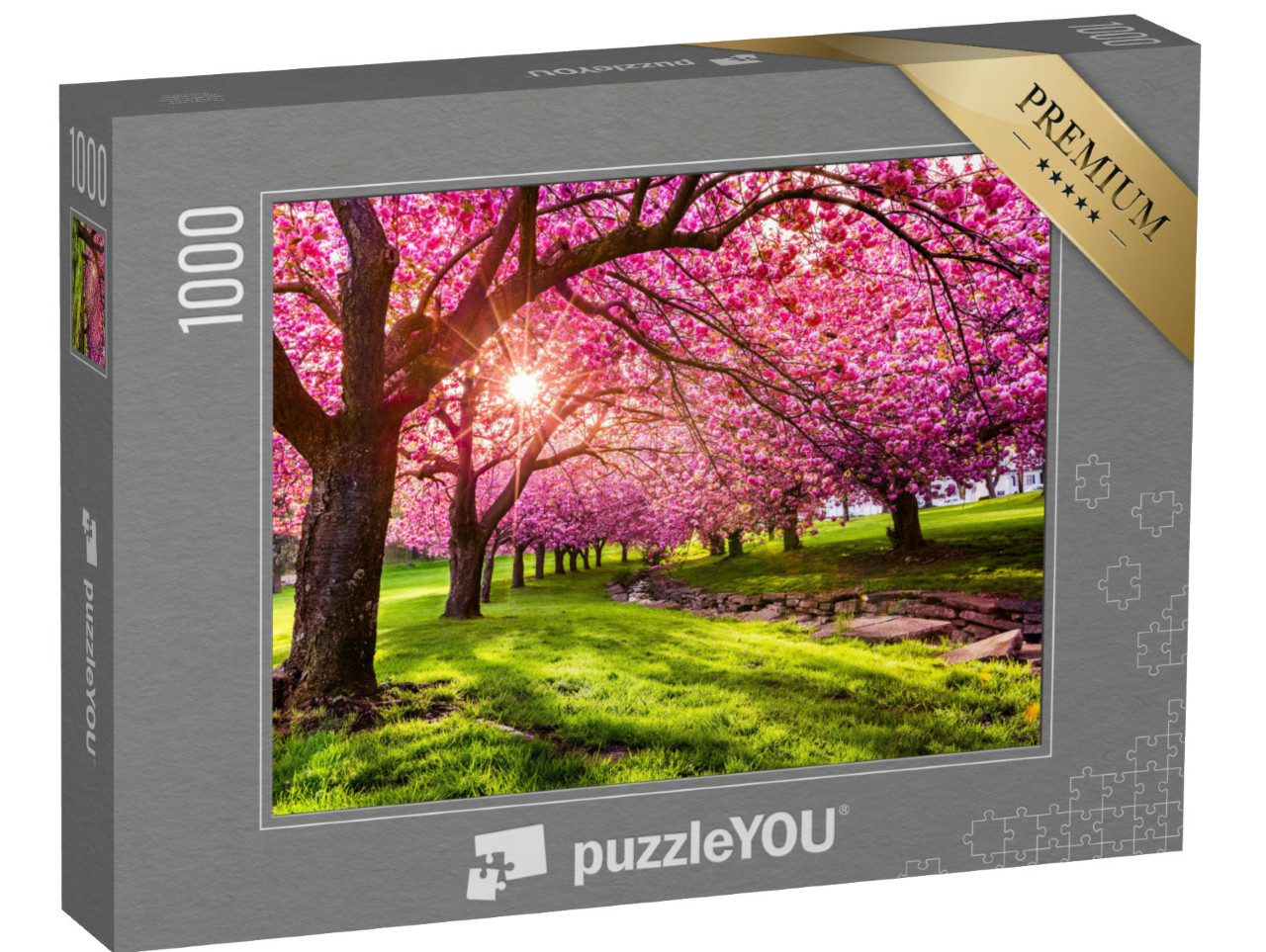 Puzzle 1000 Teile „Kirschblüten im Hurd Park, Dover, New Jersey“