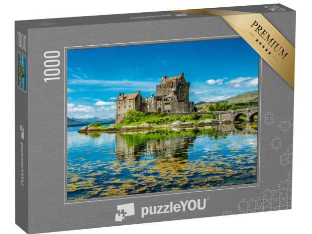 Puzzle 1000 Teile „Sommerliches Schloss von Dornie, Schottland“