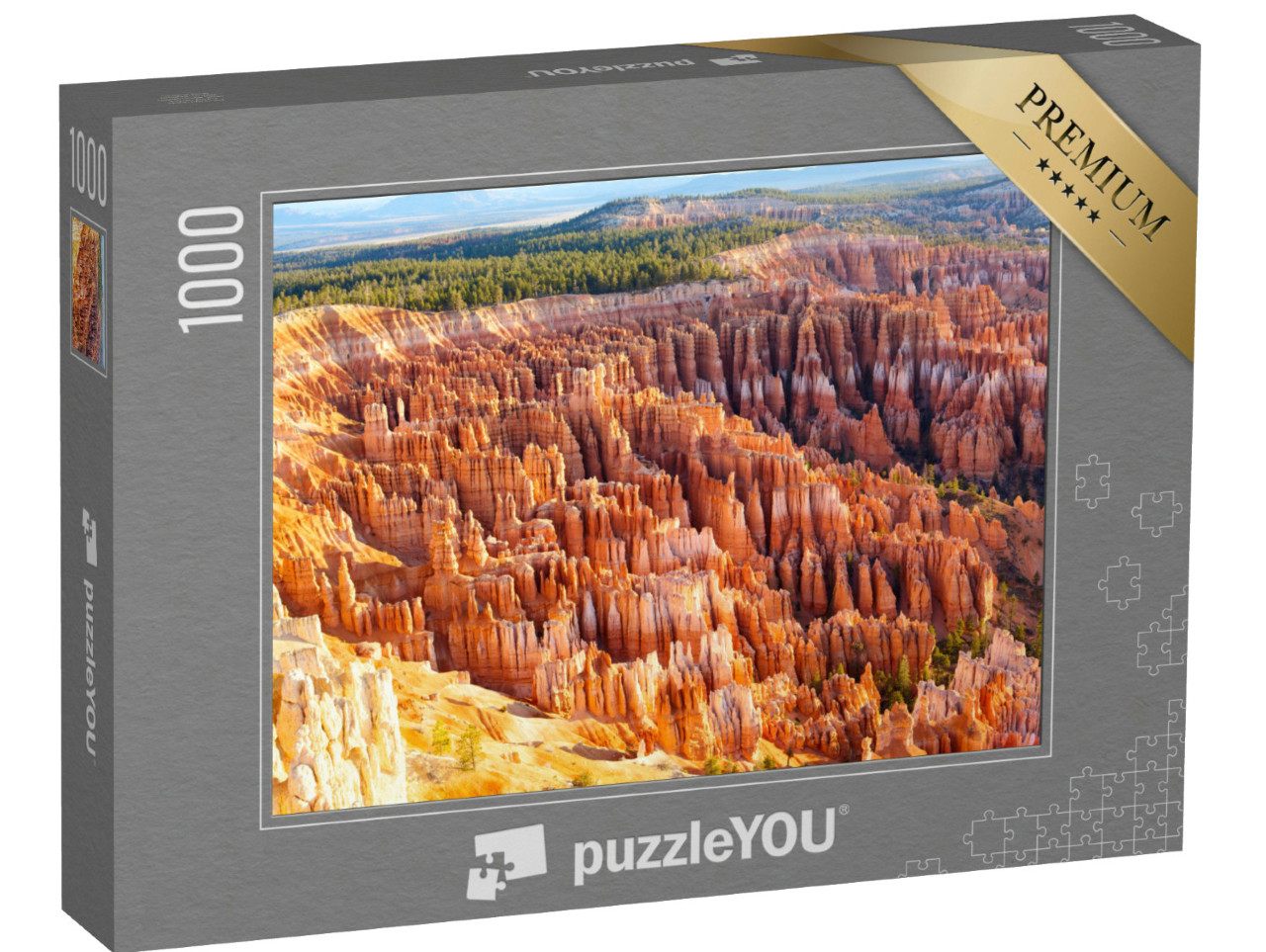 Puzzle 1000 Teile „Amphitheater vom Inspiration Point bei Sonnenaufgang, Bryce Canyon National Park, Utah“