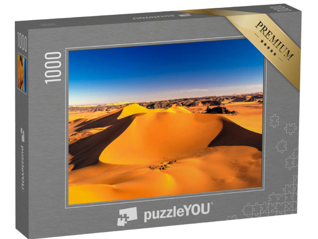 Puzzle 1000 Teile „Sonnenuntergang im Tassili nAjjer-Nationalpark, Algerien“