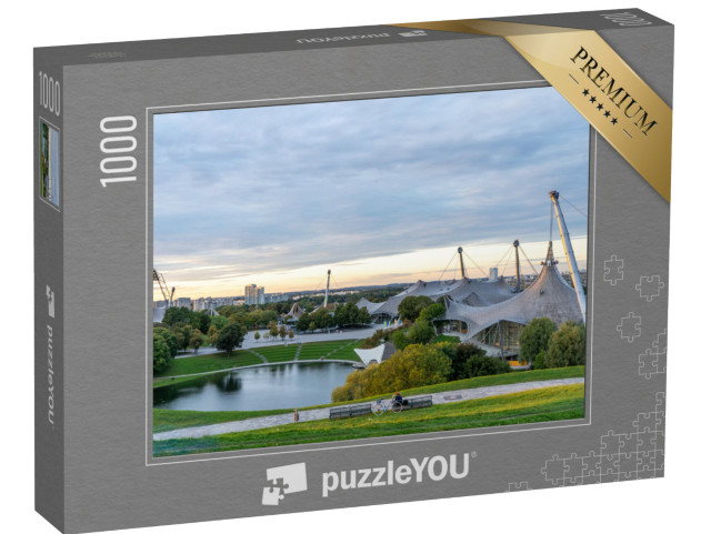 Puzzle 1000 Teile „Olympia Park rund um das Olympiastadion in München“