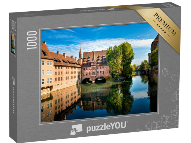 Puzzle 1000 Teile „Nürnberg, Heilig-Geist-Spital, Franken, Deutschland“
