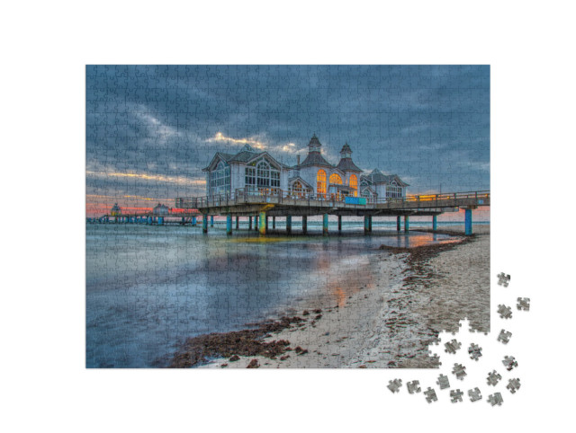Puzzle 1000 Teile „Die Seebrücke von Sellin auf der Insel Rügen“