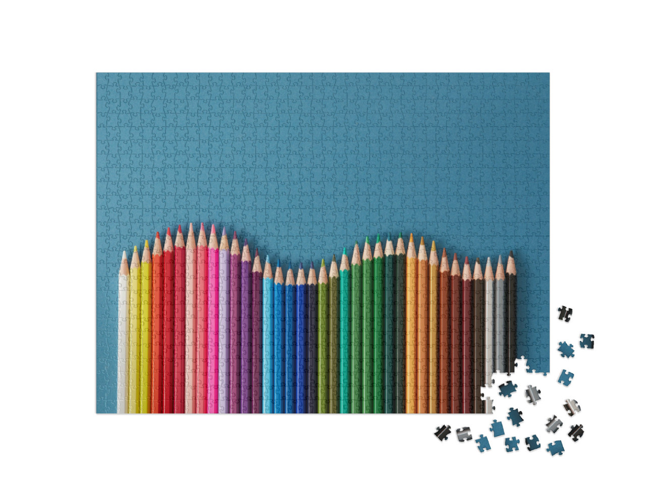 Puzzle 1000 Teile „Buntstifte“