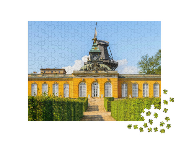Puzzle 1000 Teile „Schloss im Park Sansoussi, Potsdam, Deutschland“