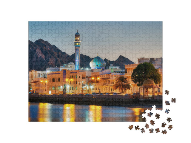 Puzzle 1000 Teile „Muttrah Corniche, Muscat, Oman“