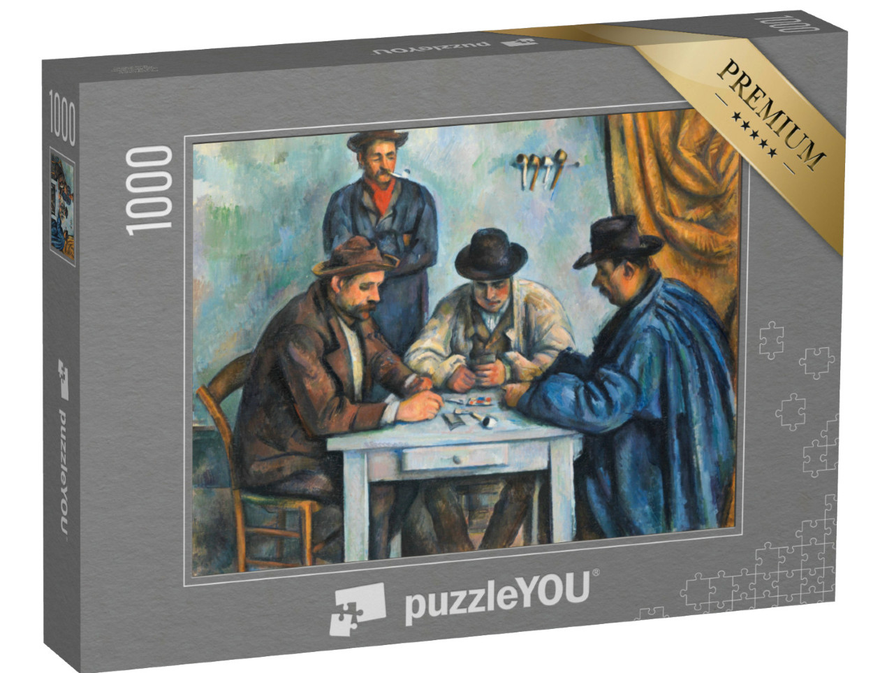 Puzzle 1000 Teile „Paul Cézanne - Die Kartenspieler“