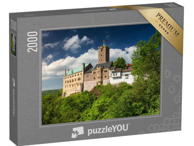 Puzzle 2000 Teile „Blick auf die berühmte Wartburg in Thüringen, Deutschland“