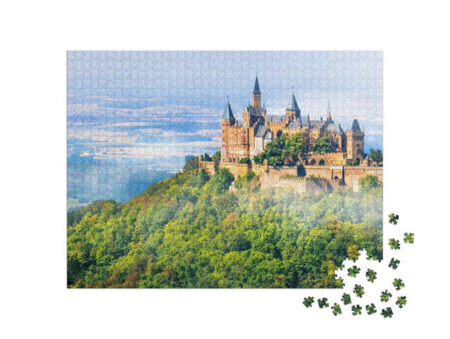 Puzzle 1000 Teile „Mittelalterliche Burg Hohenzollern in Deutschland “