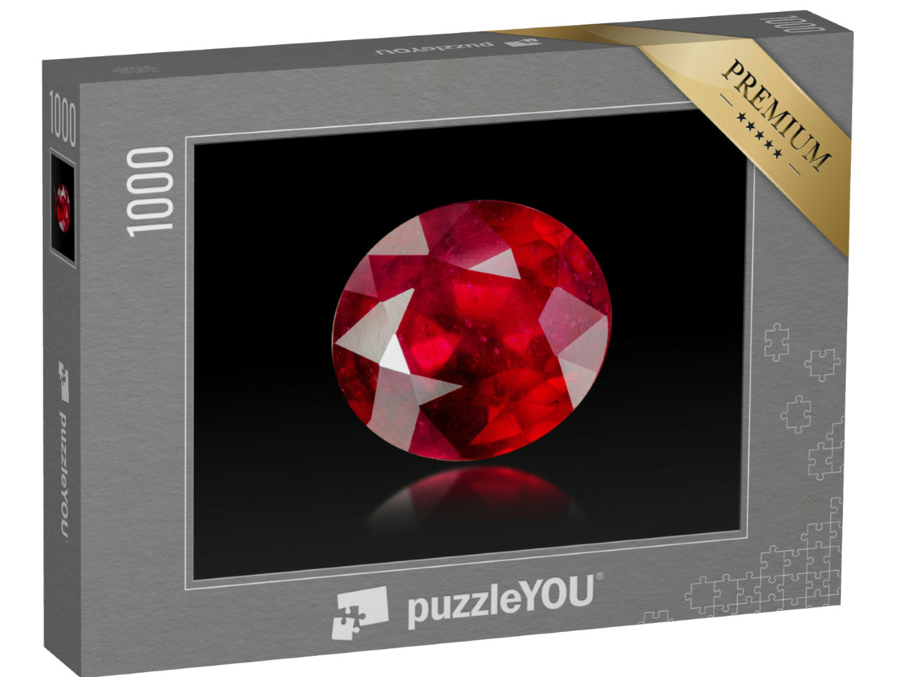 Puzzle 1000 Teile „Roter Rubin“