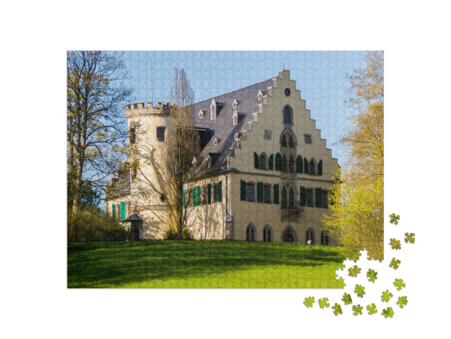 Puzzle 1000 Teile „Schloss Rosenau bei Coburg“