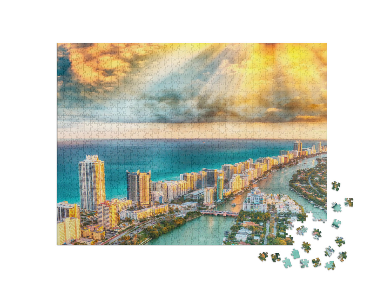 Puzzle 1000 Teile „Miami Beach, Florida“