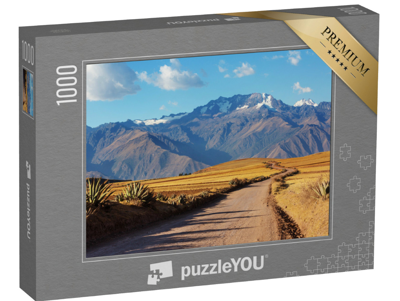 Puzzle 1000 Teile „Pampa-Landschaft in Cordillera de Los Andes, Peru, Südamerika“