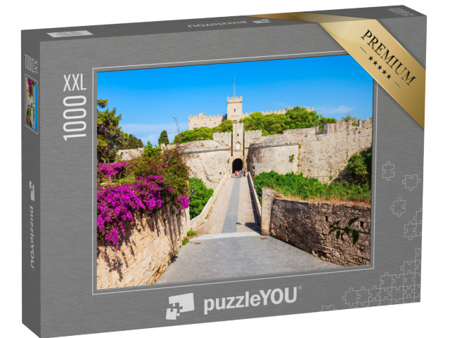Puzzle 1000 Teile XXL „Altstadt von Rhodos, Griechenland“