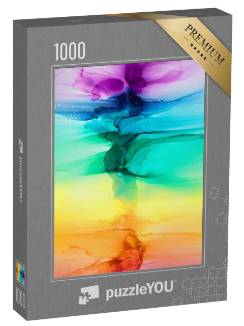 Puzzle 1000 Teile „Viele Farben des Regenbogens“