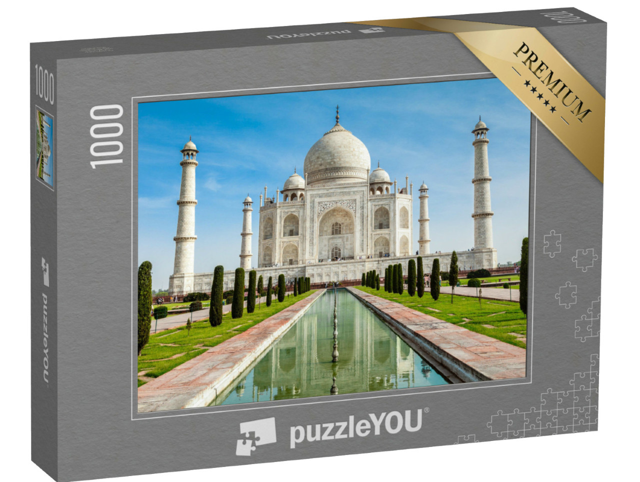 Puzzle 1000 Teile „Taj Mahal, Indien“