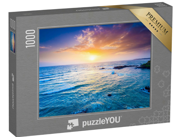 Puzzle 1000 Teile „Indischer Ozean bei Sonnenuntergang, Sri Lanka“