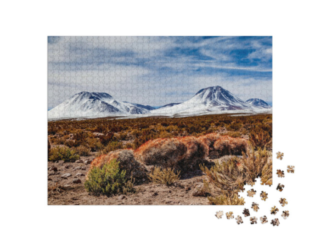 Puzzle 1000 Teile „Landschaft der Atacama-Wüste, Chile, Südamerika “