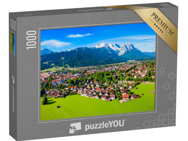 Puzzle 1000 Teile „Garmisch-Partenkirchen und Zugspitze“