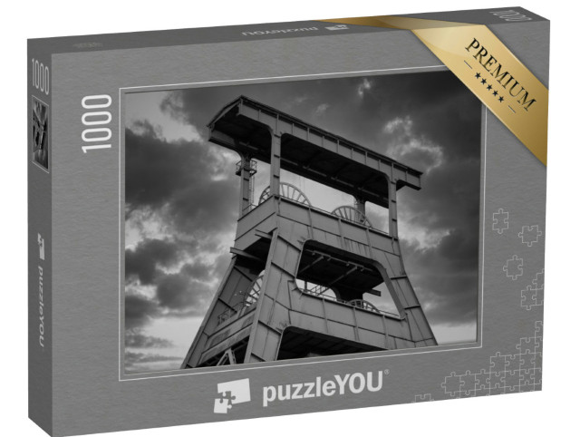 Puzzle 1000 Teile „Ein alter Förderturm im Ruhrgebiet, Deutschland“