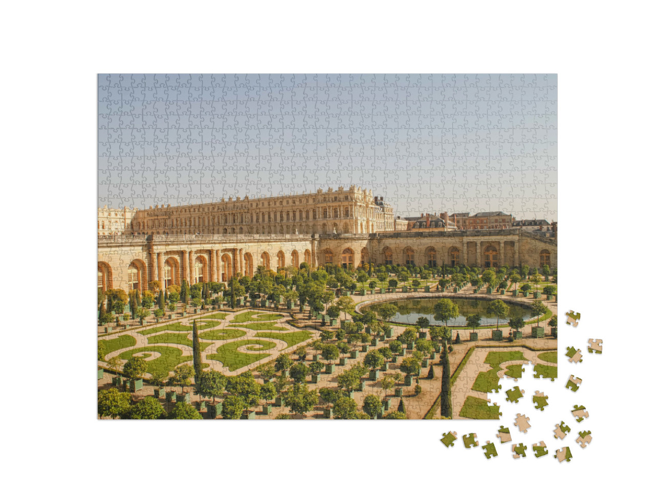 Puzzle 1000 Teile „Der Königspalast in Versailles, Frankreich“